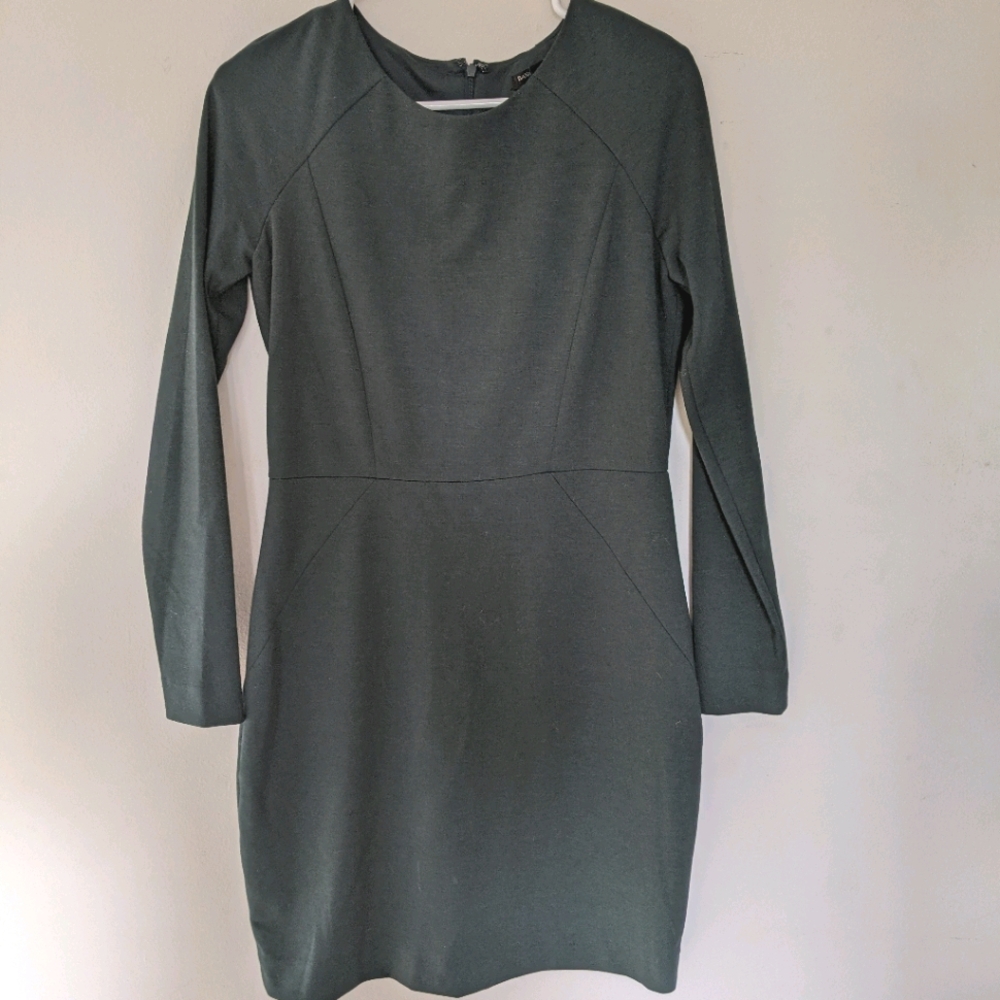 Forest Green Fitted Dress